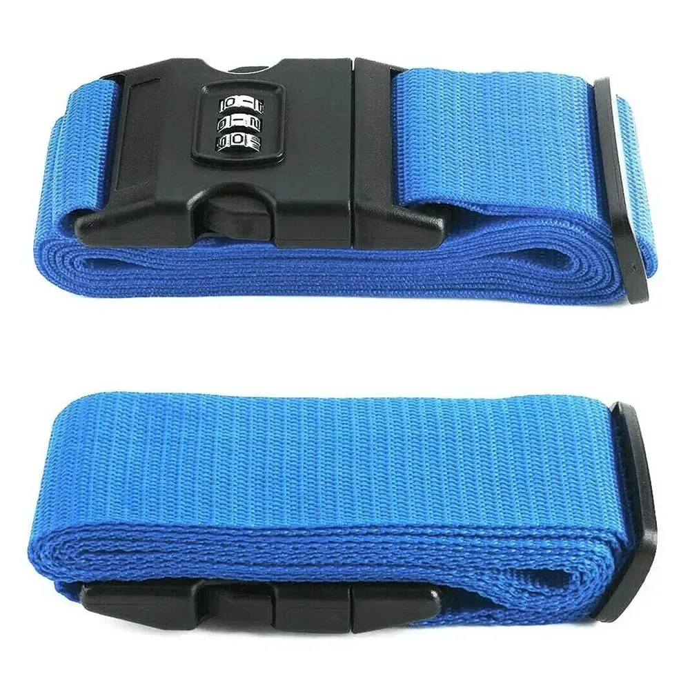 【Hot sales】Adjustable luggage belt Strong flexibility Extra safety Travel luggage Luggage Luggage Belt