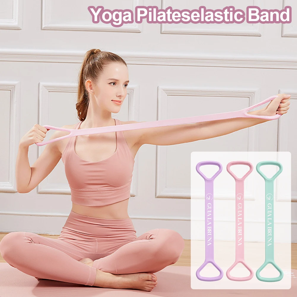 Tre 8 Brancard Yoga Pilateselastische Band Open Schouder Beauty Back Fitness Plastic Spantouw Draagbare Thuisfitnessapparatuur