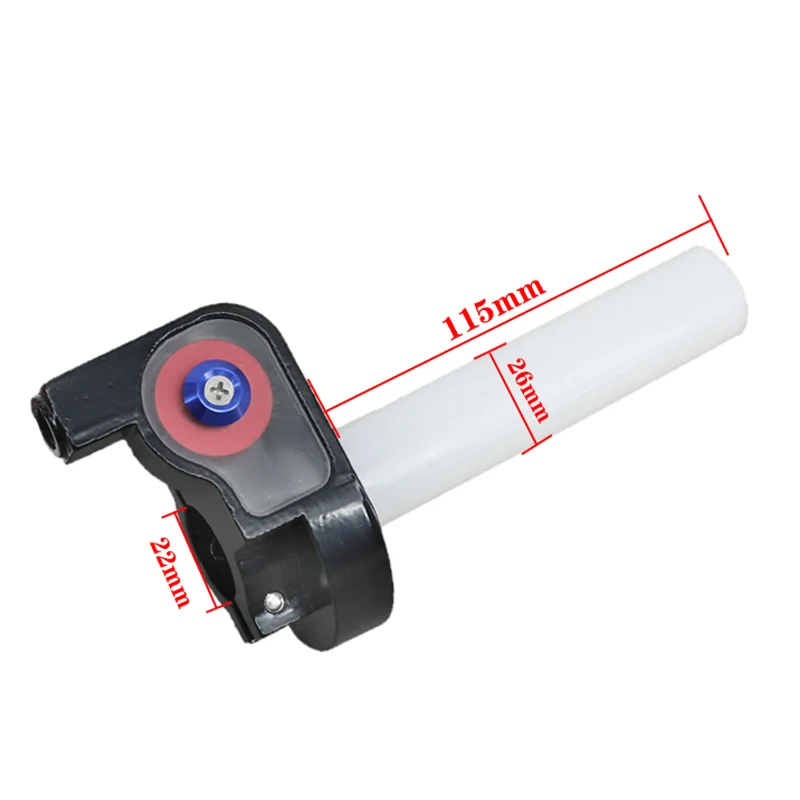 Racing Handle Hand Grips 1/4 Quick Twist Gas throttle Settle With 120CM Throttle Cable For Motorcycle Motocross ATV Dirt Bike