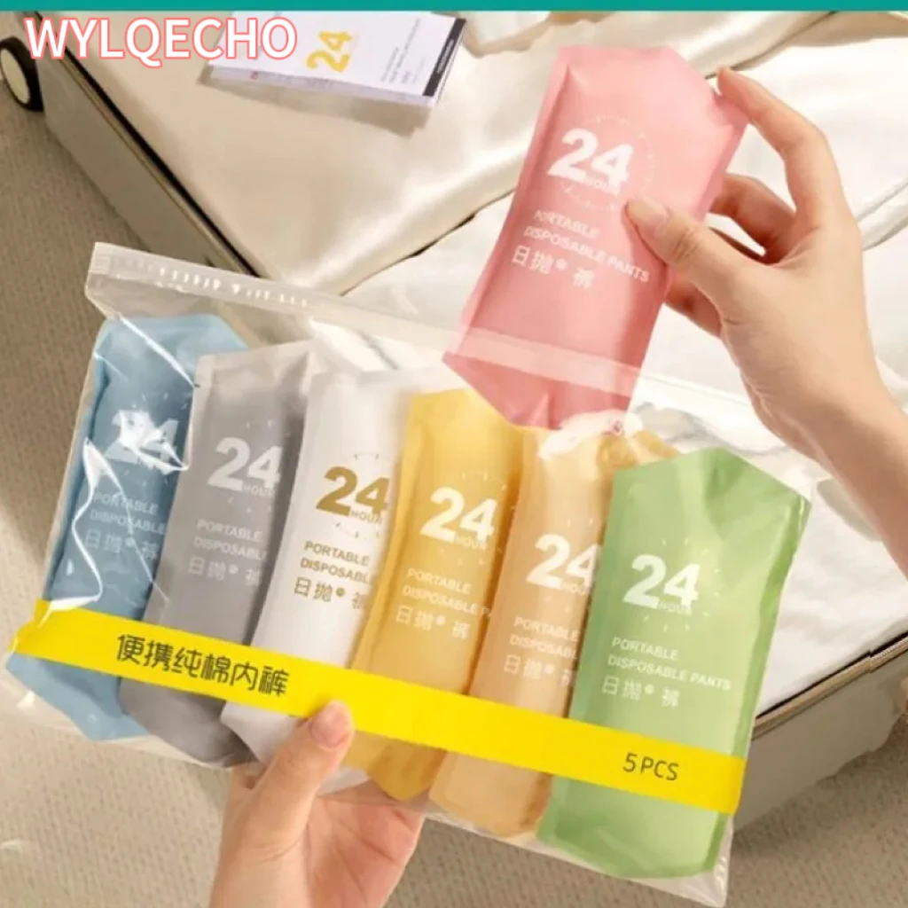 

20Pcs Disposable Cotton Panties Female Sterile Travel Day Throw Free Panties Portable Postpartum Monthly Shorts Soft Underpants