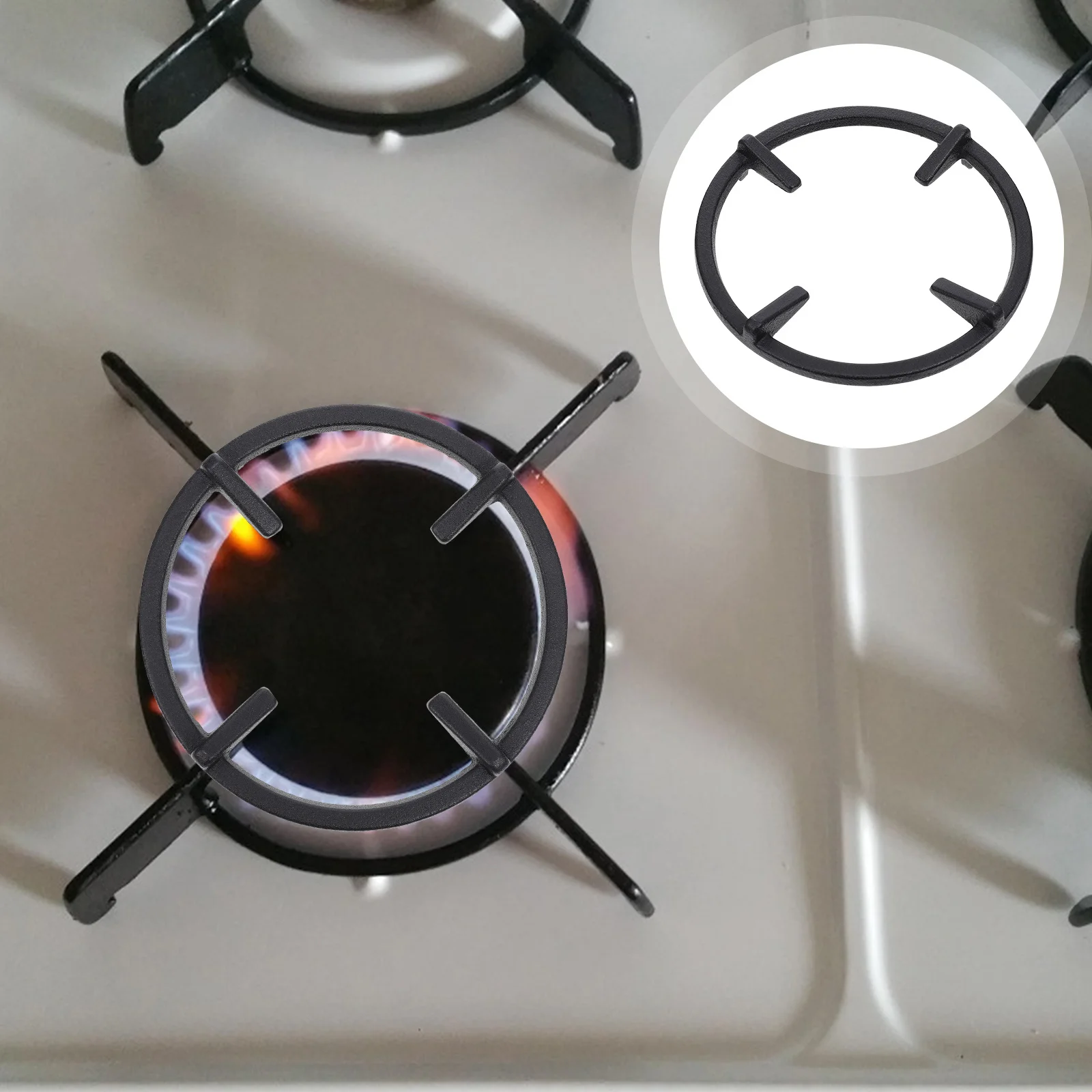 

1Pcs Metal Gas Stove Rack Non-Deform Wok Support Pan Holder Stable Anti-Slip Kitchen Gas Stove Accessories Wok Pan Support Rack