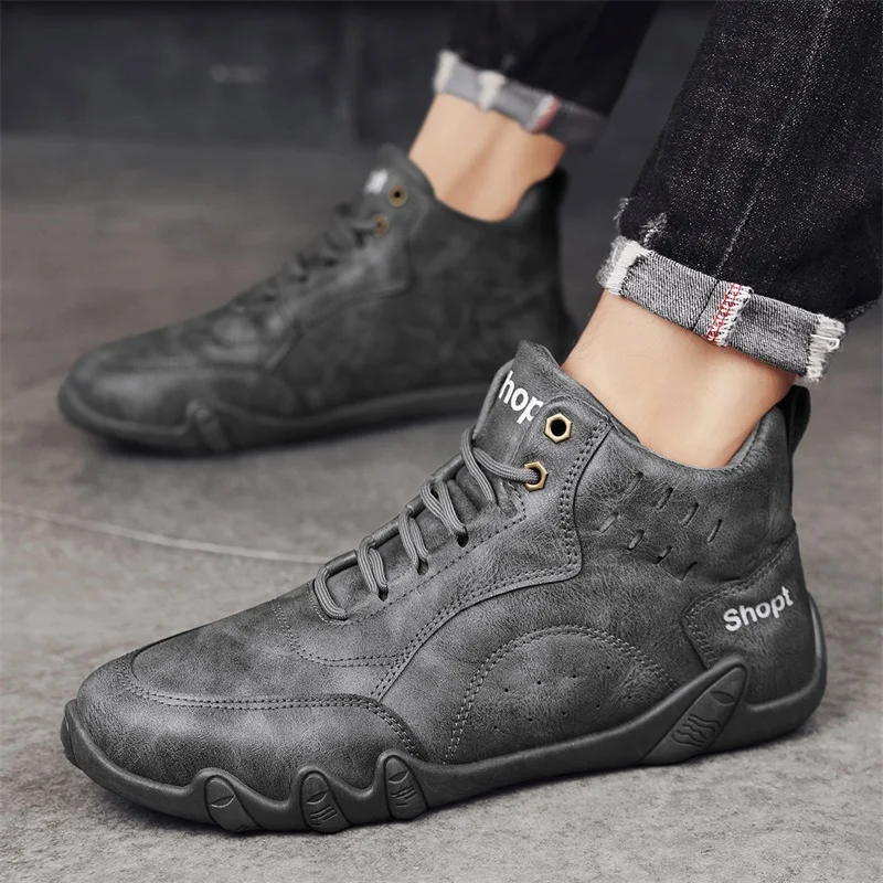 Zapatos Doudou de cinco dedos para hombre, calzado informal de interior cómodo, novedad de 2023