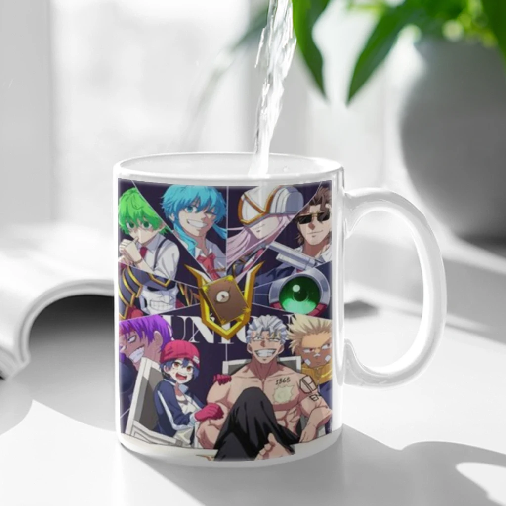 

Undead Unluck Anime Ceramic Mug Cute Coffee Tea Milk Stave Mugs And Cups with Handle Novelty Gifts