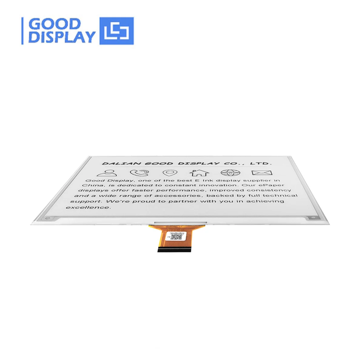 GooDisplay 5.76-inch HD E-Ink Electronic Display Android Tablet Ebook Reader 198 DPI GDEH0576T81