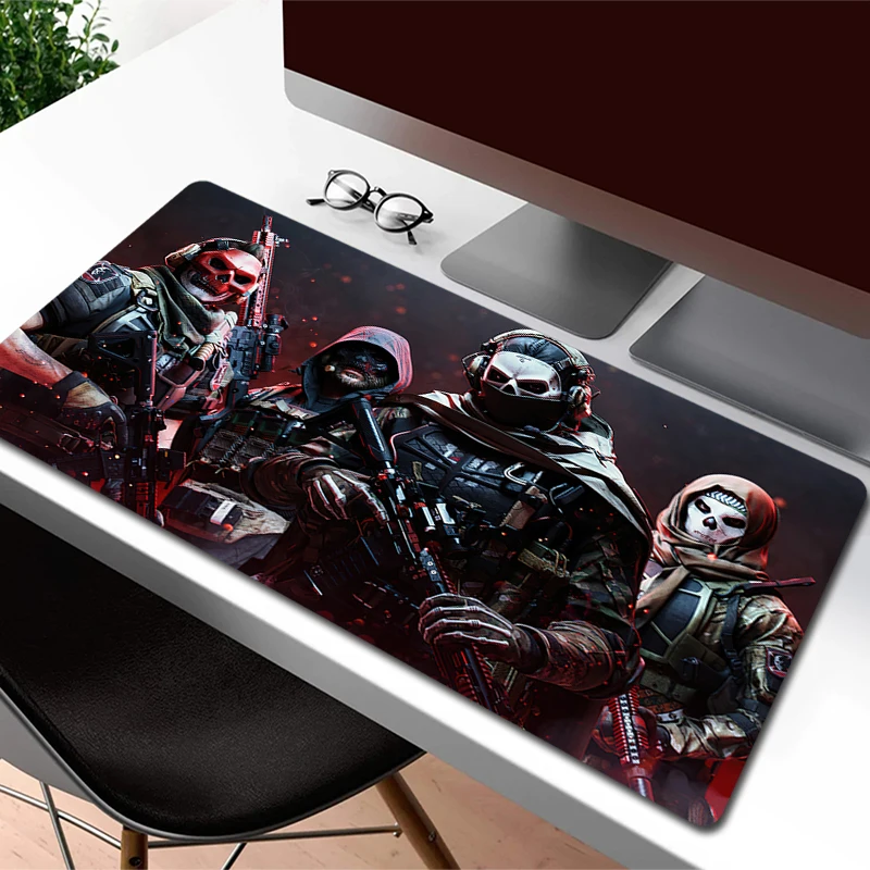 

Large Gaming Mousepad Call Of Duty Mouse Mat Game Non-Slip Mouse Pad Gamer Rubber Computer Desk Mat Locking Edge Accessories XXL