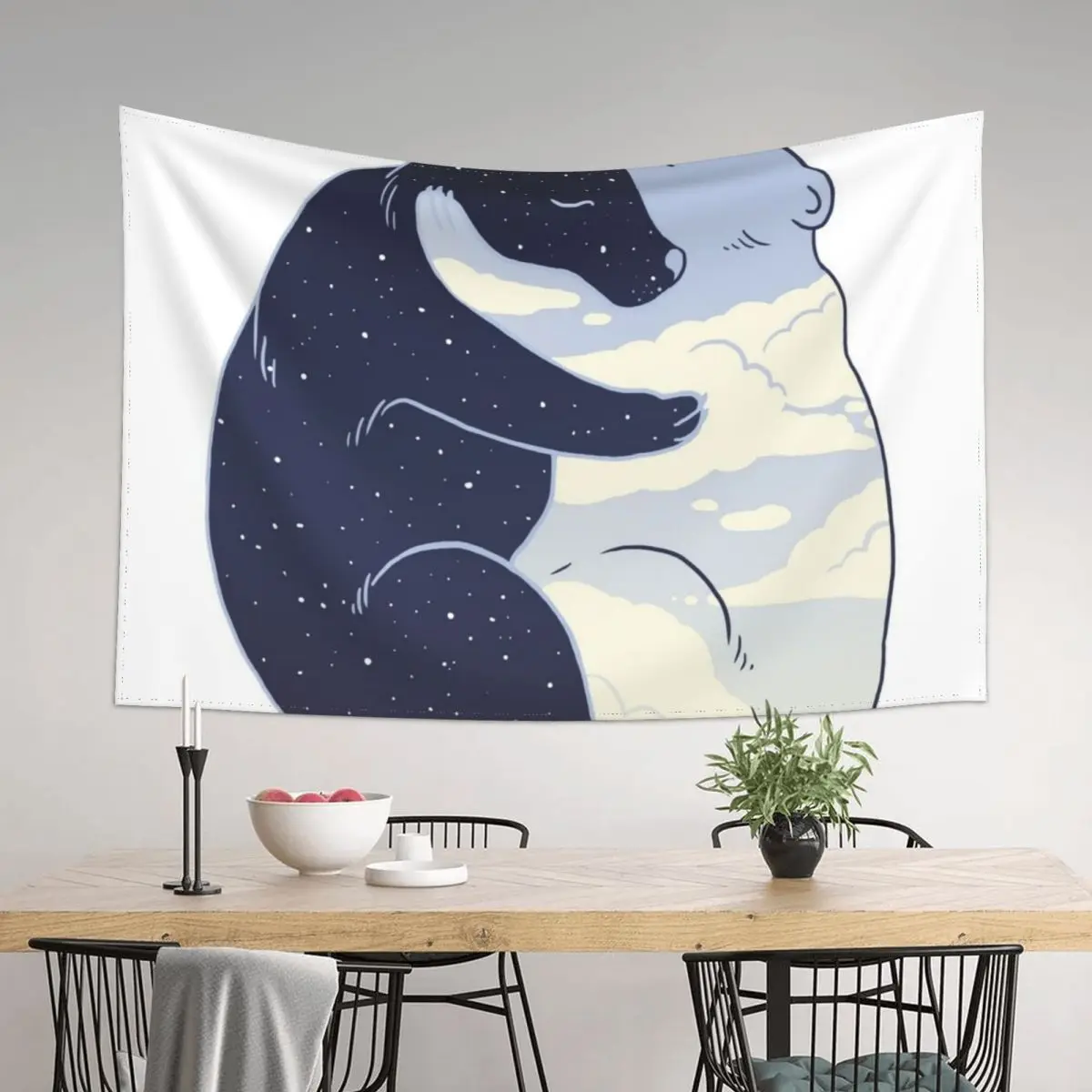 

Day and Night Tapestry Decorative Paintings Living Room Decoration Decoration Bedroom Tapestry