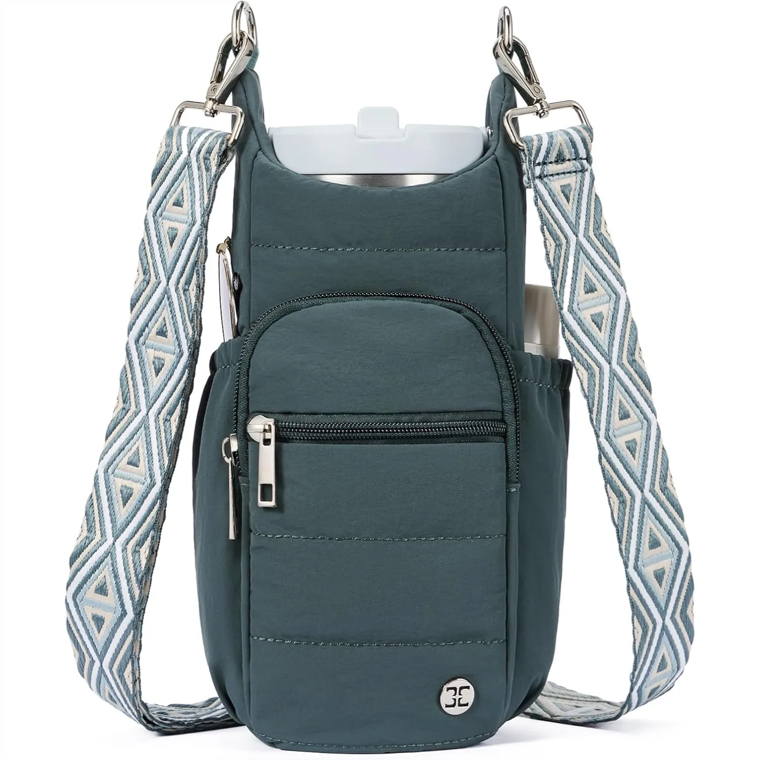 

Water Bottle Holder with Strap RFID Crossbody Bags for Women Walking Hiking Cycling Hands-Free