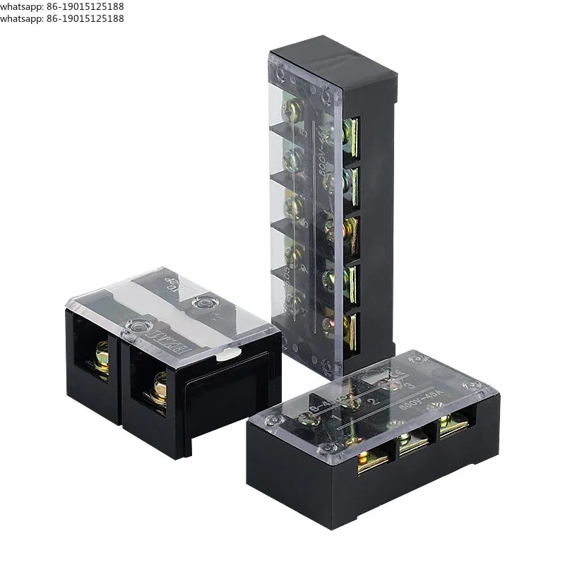 

Распределительная коробка, высокомощный клеммный блок TB-1504TC100-4, с фиксированными клеммами, полностью медный