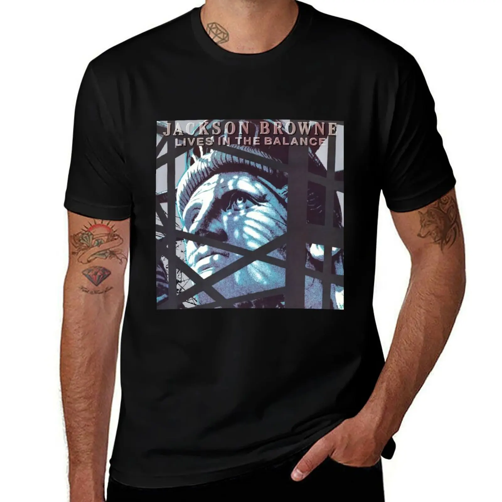 Lives in the balance T-Shirt Breathable Basic Cotton T-Shirt