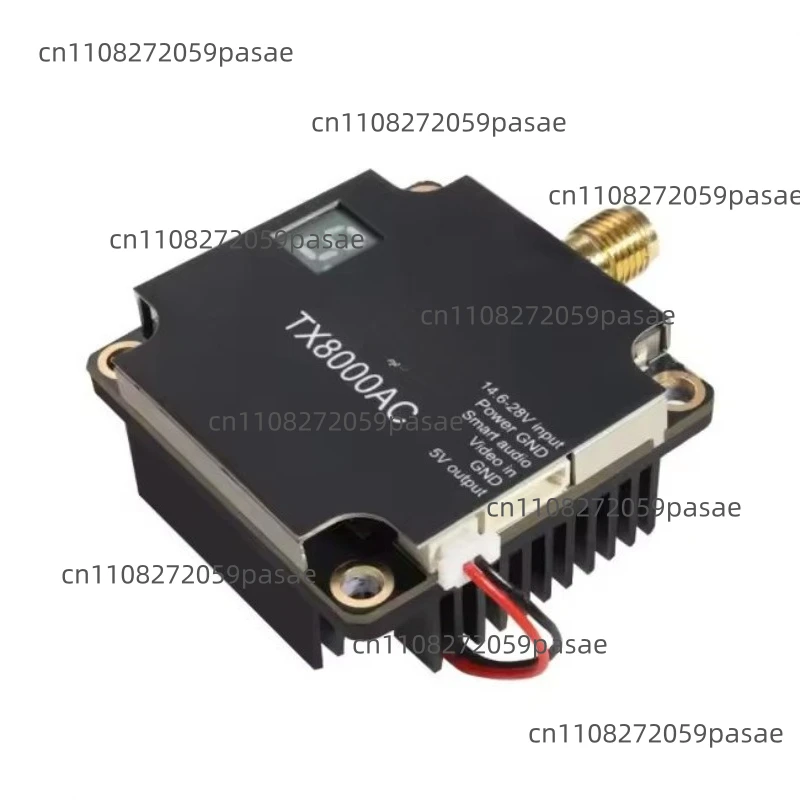 5.8G 8W launch TX8000AC image transmission ultra-long-distance FPV VTX crossing machine 96CH TBS