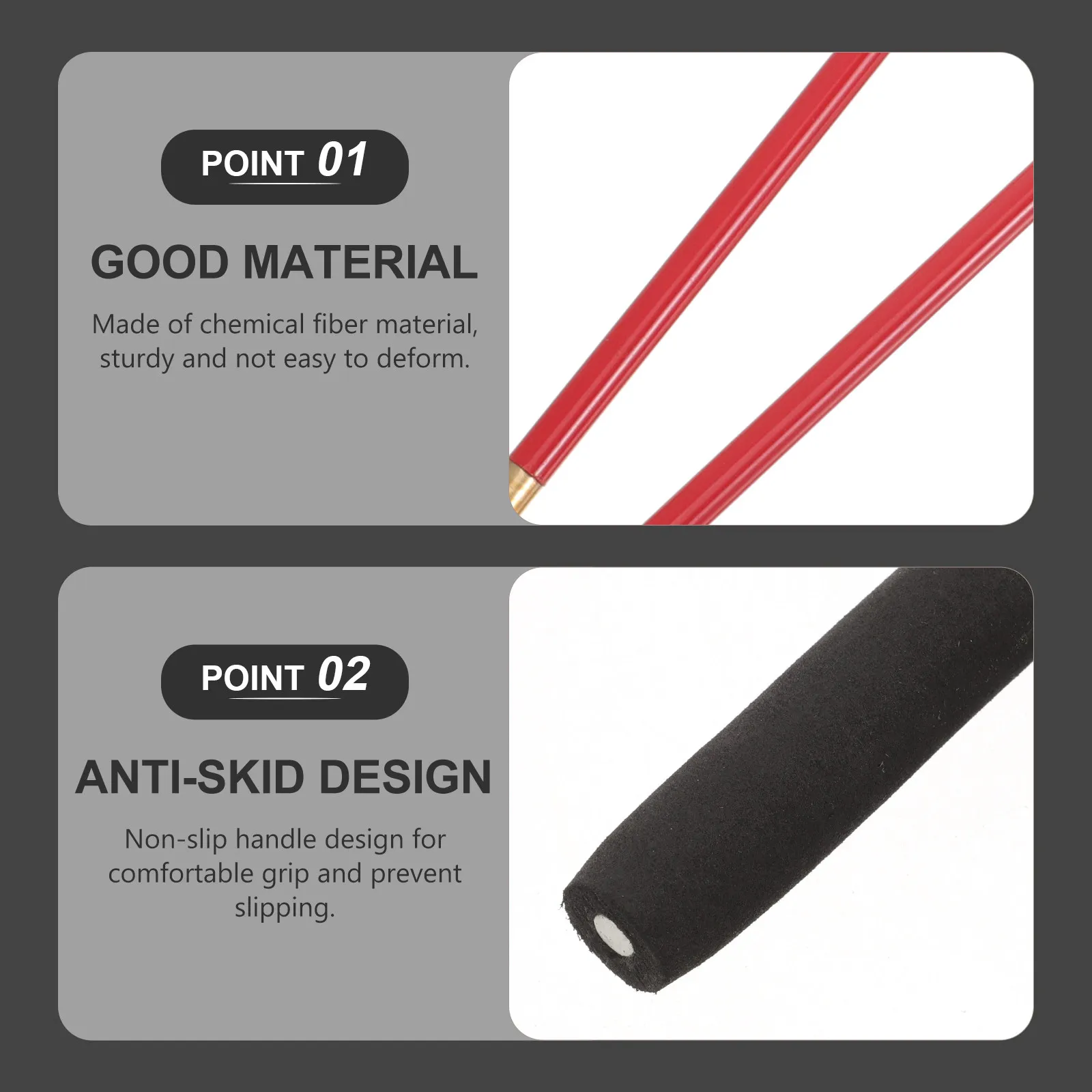 

1Pair Solid Bearing Diabolo Sticks Fine Craftsmanship Non-Slip Texture Line Hole for Skill Practice Outdoor Diabolo Supplies