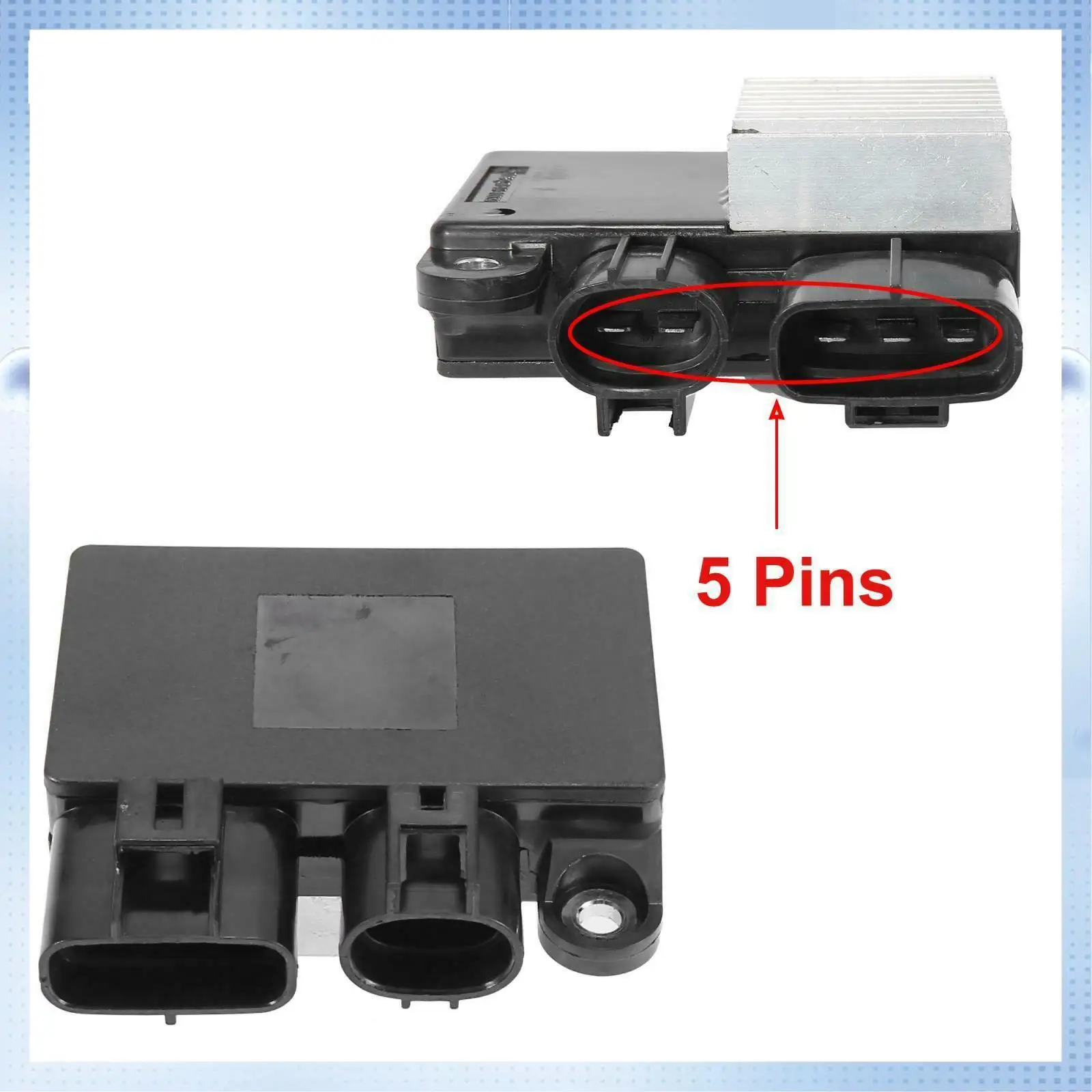 

NEW-Car Fan Control Module Blower Resistance For Toyota Corolla For Mazda 5 CX-7 89257-12010 499300-3400 L33L1515Y