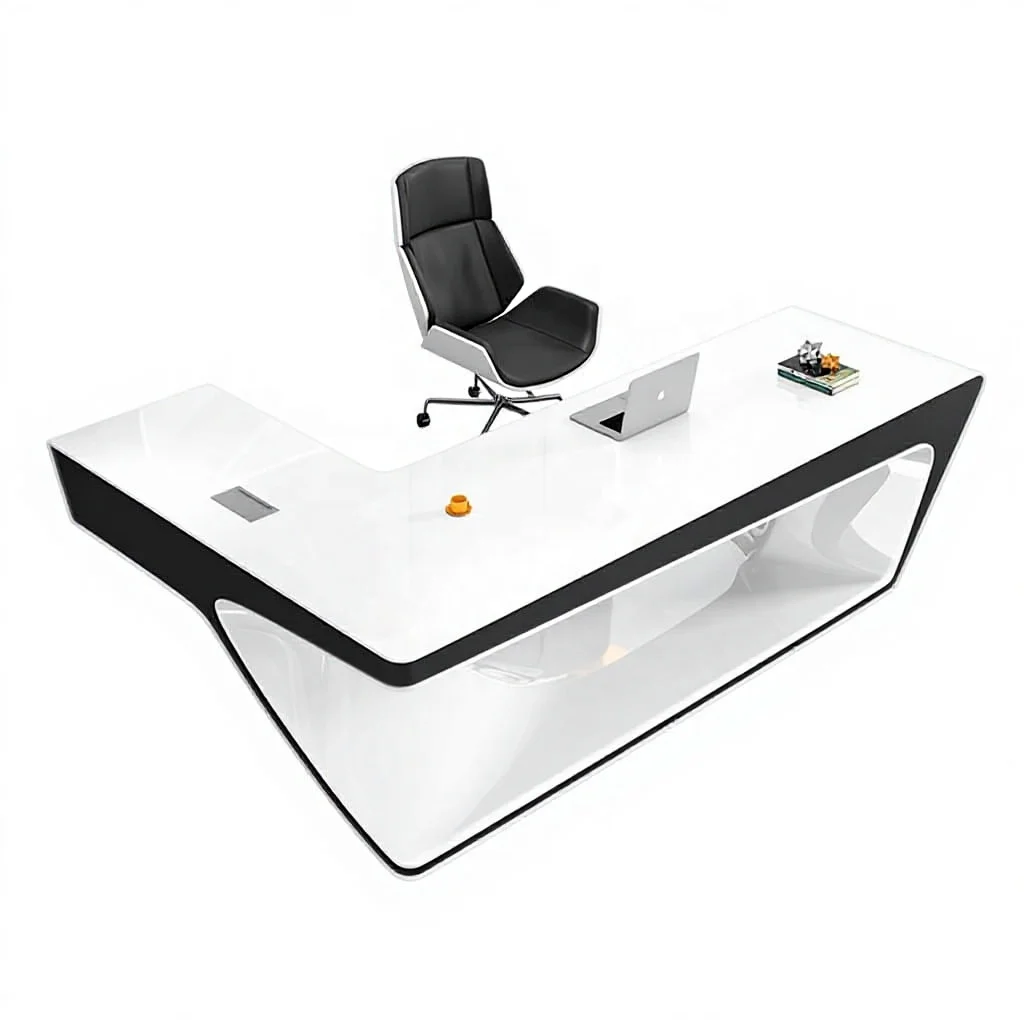 

cl-Ergonomic Modern Wood Standing Computer Desk for Commercial Office Use with Customizable Design*