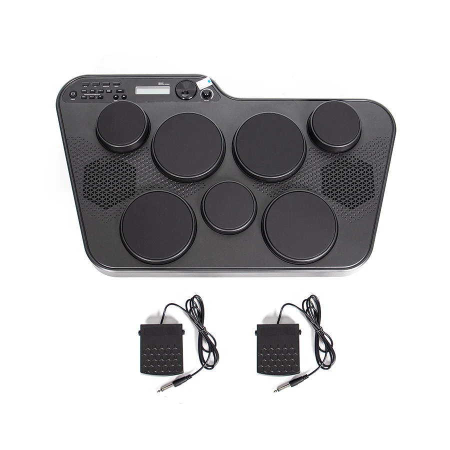 

Portable Silicone Sensitive Mini Practise Electronic Drum Set Electric Drum Kit Musical Drums Sets for Kids