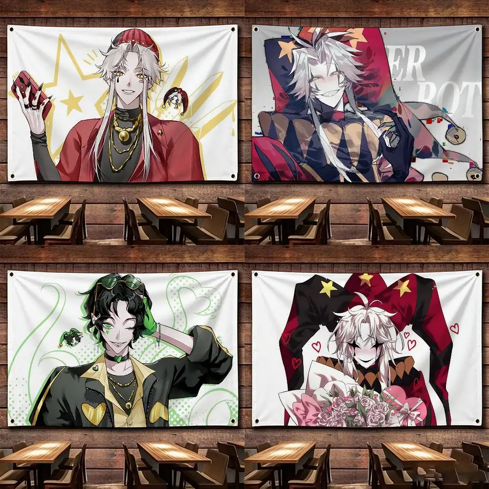 F-Freak Pierrot C-Circus Anime   Flags Wall Hanging Tapestry Outdoor Garage Room Decorative flag Background Blanket