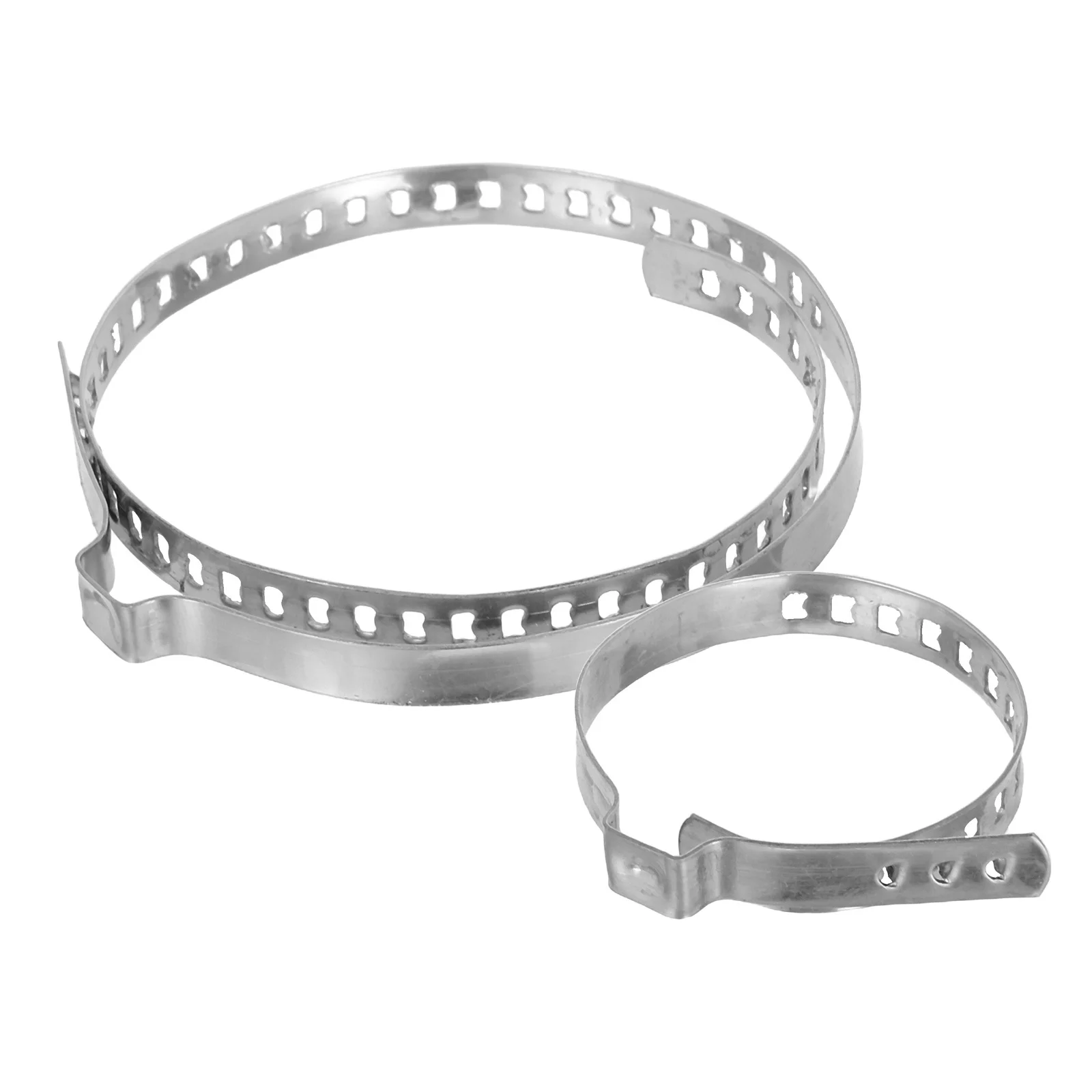 

2Pcs Automobile Clamp Set Stainless Steel Adjustable Multi-Hole Drive Shaft Boot Clamps Universal Axle Joint Boot Repair Tool