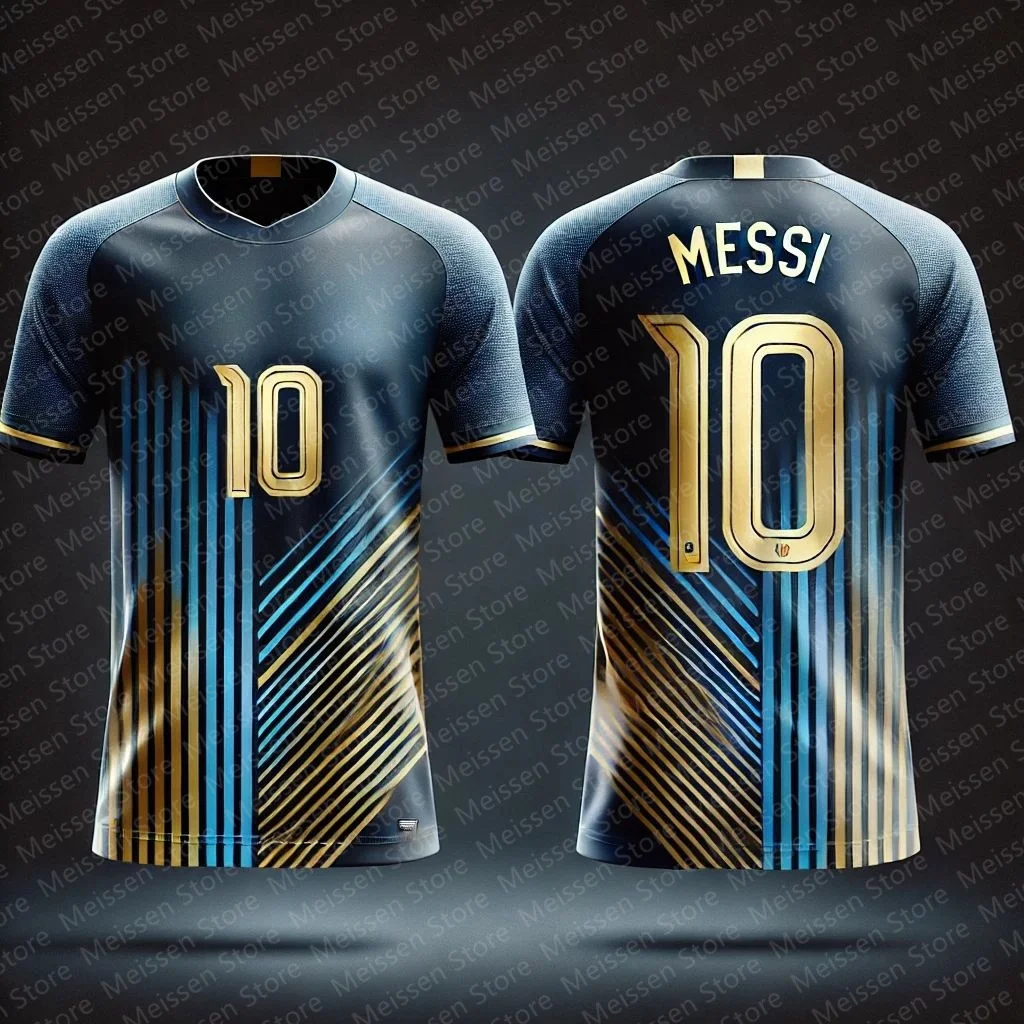 2024 Summer New Men's Football Jerseys Special Edition Messi 10 Football Jersey Outdoor Casual Sports Shirts Trainning Uniform