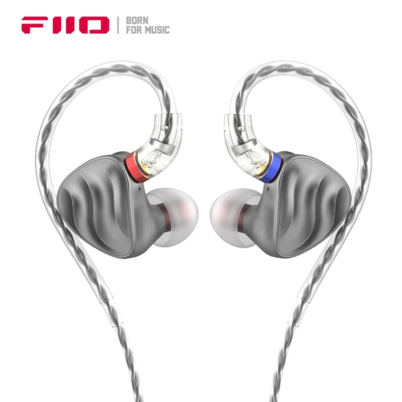 

FiiO FH3 Earphones 2BA+1Dynamic Driver Hybrid Earbuds in-ear HiFi Wired Headphones Balanced Pressure Relief Technology Headset