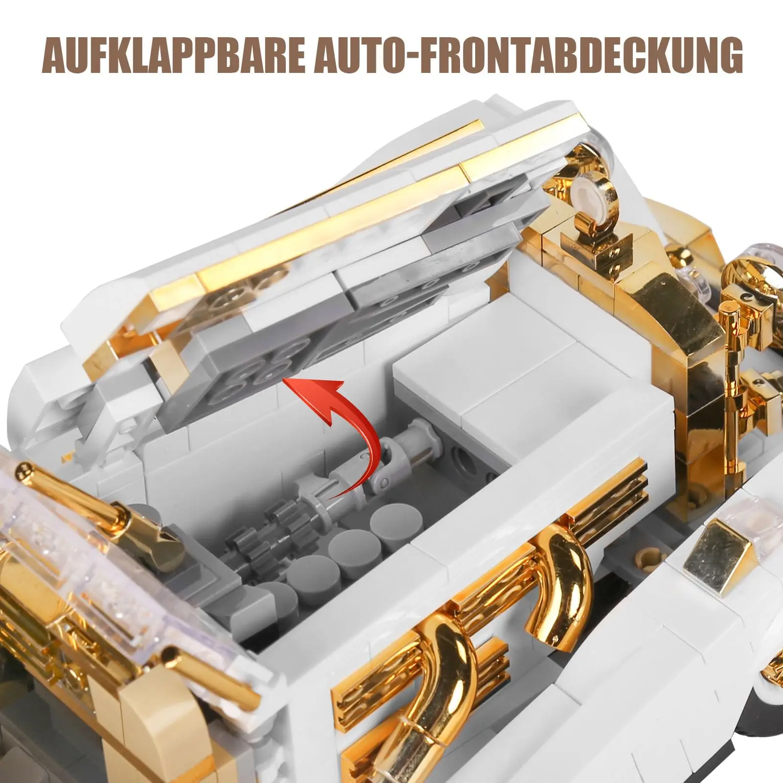 Mould King 10003S Kit de modelo de coche clásico MOC K500 bloques de construcción de automóviles Vintage juguetes regalo para niños adultos colecciones entusiastas