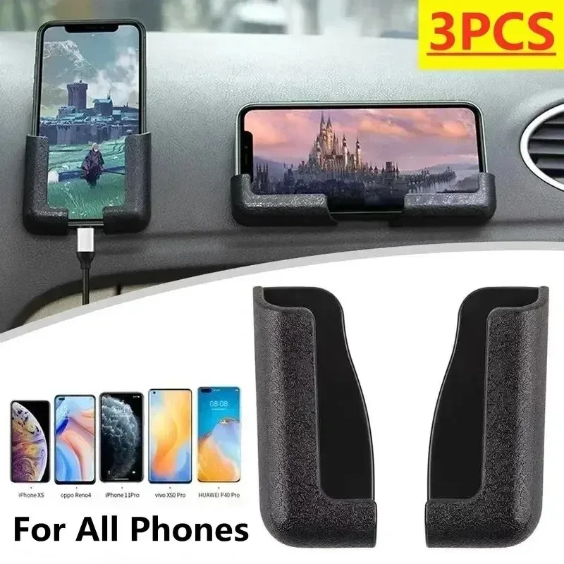 Neue verstellbare Handyhalterung, multifunktionale Handyhalterung, selbstklebend, zur Montage am Armaturenbrett im Auto, geeignet für Rücksitz und Zuhause_voghion.com