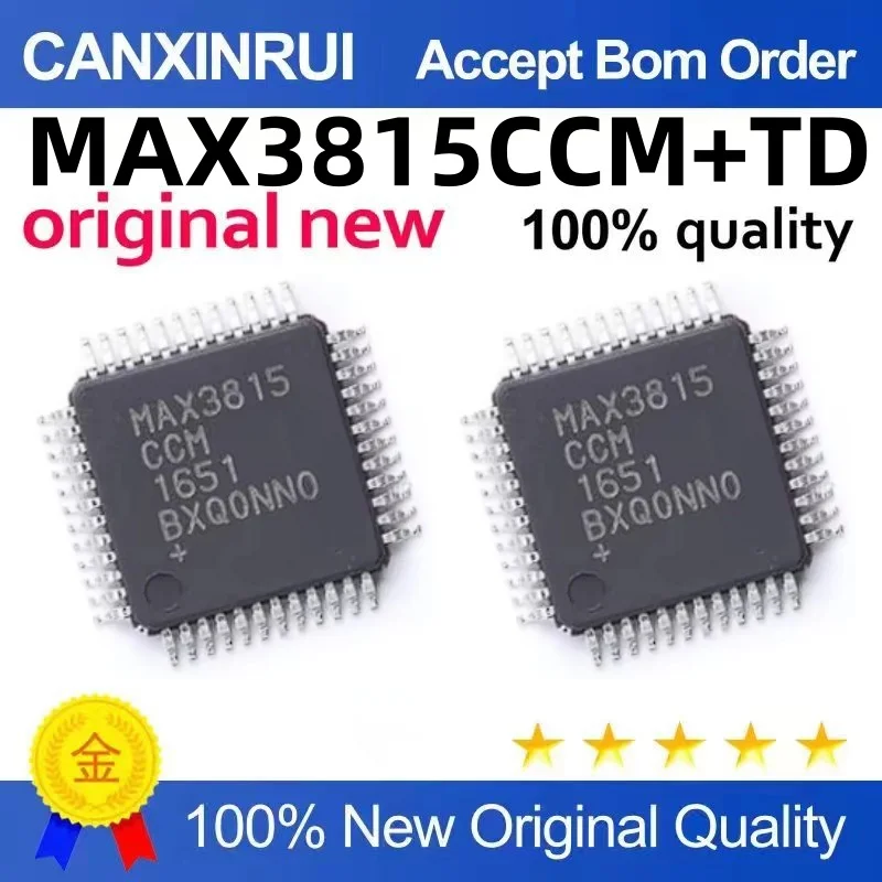 MAX3815CCM+TD Video Equalizer Chip Package: QFP-48 Original MAX3815CCM+TD