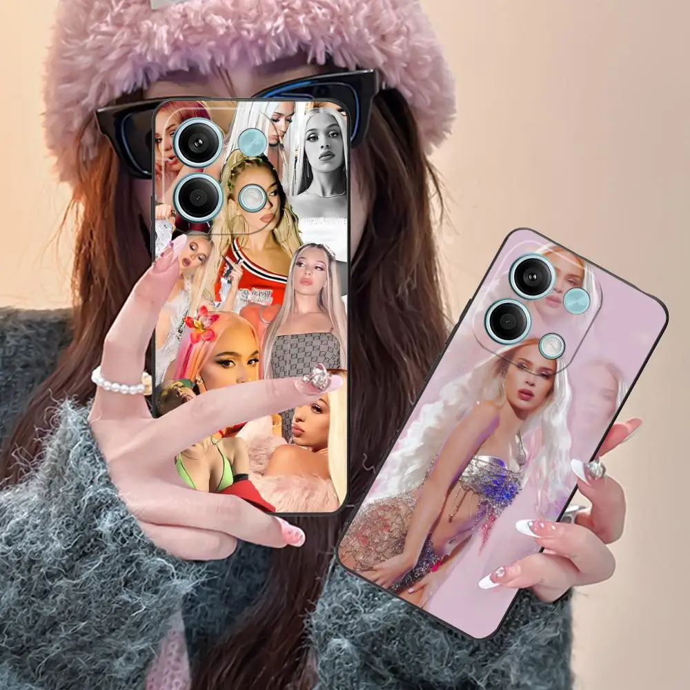 포코 F6 F5 F4 F3 F2 프로 GT C40용 배드 걸 모바일 폰 케이스 컬러 프린팅 보호 커버 스마트폰 커버