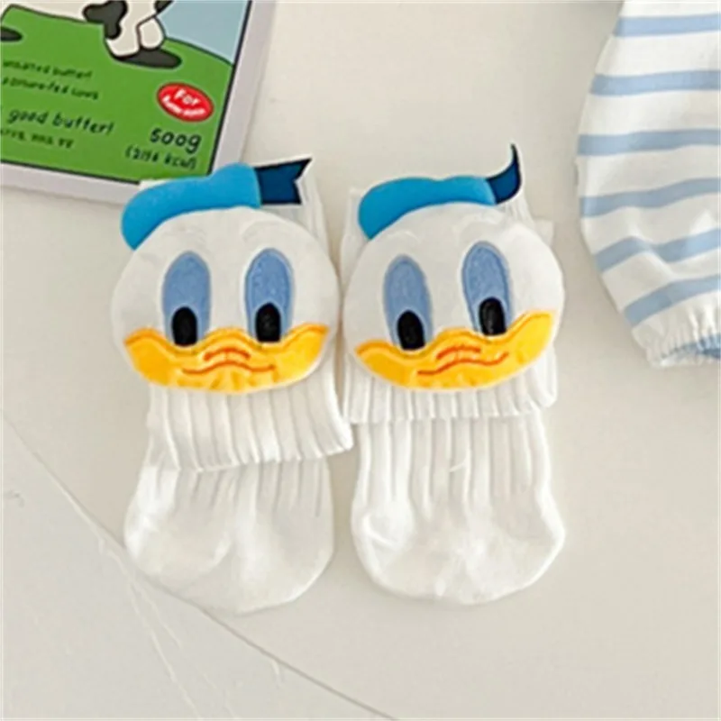 Kawaii Disney Donald Duck Hat Cartoon Cute Hat for Babies A Cotton Soft and Comfortable Outing for Baby Gift H2841-2