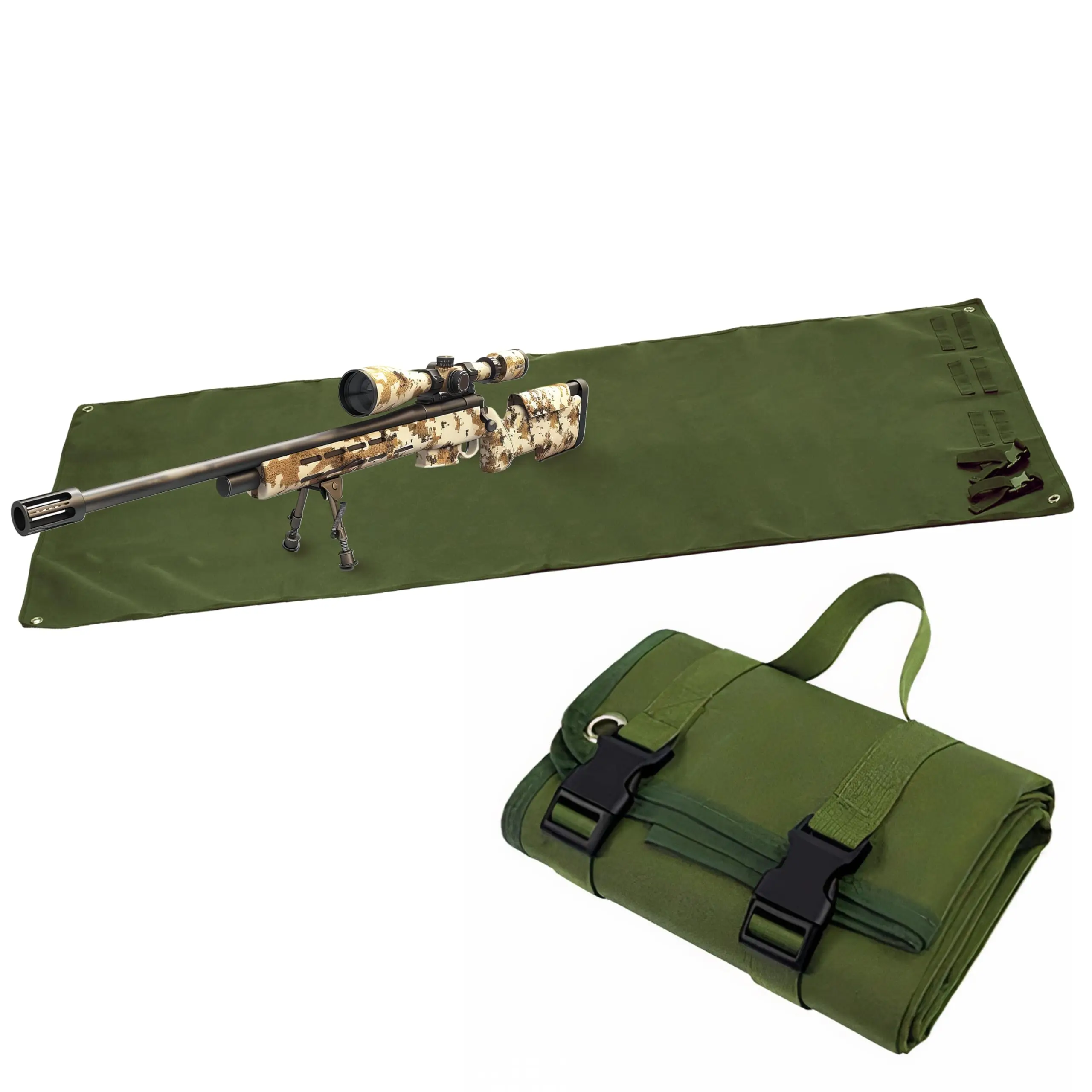

Roll-Up Non-Slip Shooting Mat Tactical Durable Shooter Mat for Range Rifle Hunting Nylon Durable Outdoor Hunting Accessories