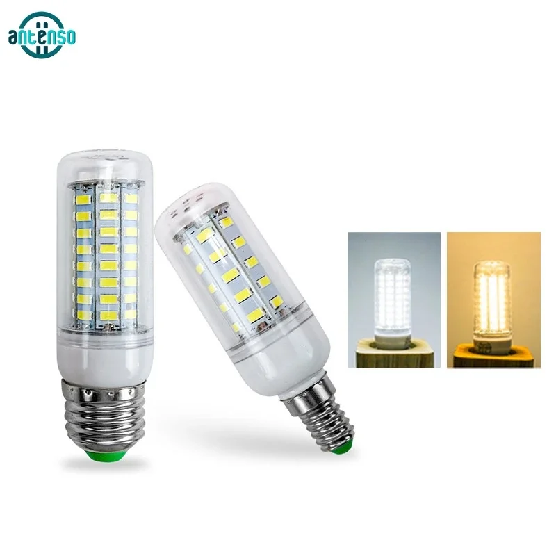 1-10pcs LED Bulb AC 220V E14 Led Candle Light Bulb E27 Table Corn Lamp Led 24 36 48 56 69 72leds Bombilla Chandelier Lighting