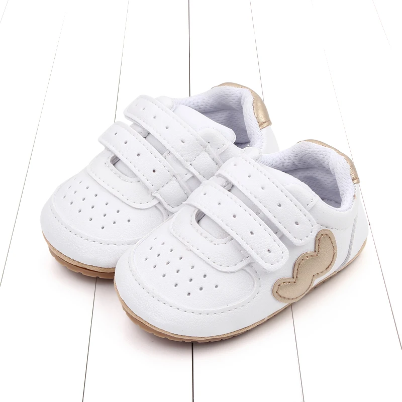 New Fashion Baby Shoes Spring and Autumn High Quality TPR Sole Anti-slip Water Proof Toddler Prewalking Outdoor Sneaker D2736