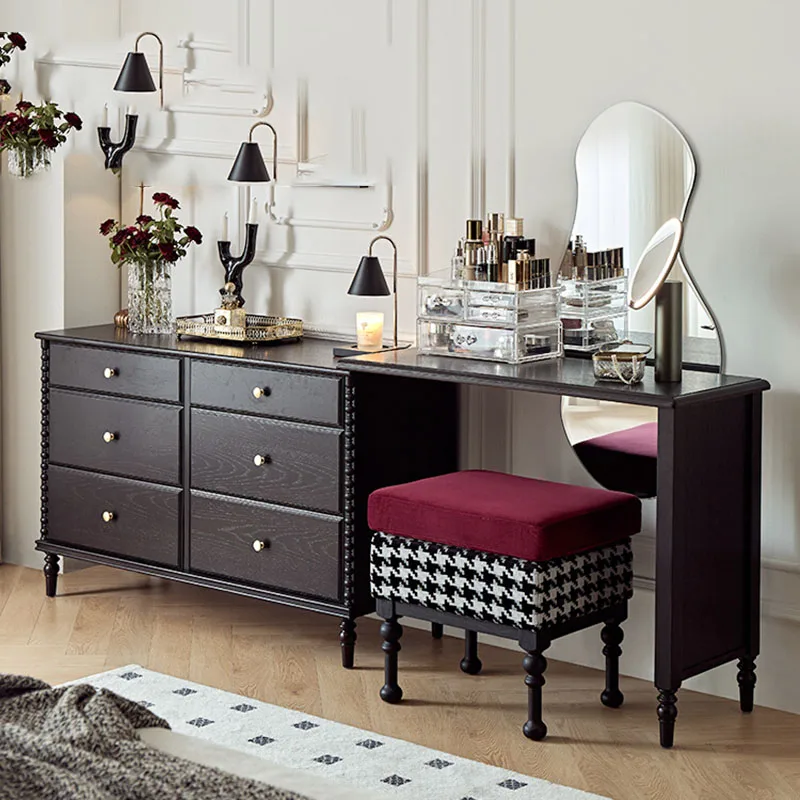 Accessories Makeup Dressing Table Storage Bedroom Console Vanity Table Organizer Mid Century Penteadeira Postmodern Furniture