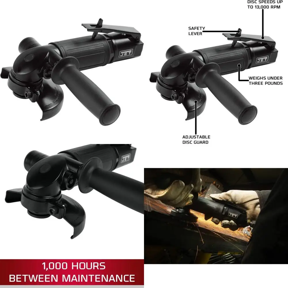 

4-дюймовая пневматическая угловая шлифовальная машина с разрешением 13000 об/мин для высокоскоростной шлифовки и полировки