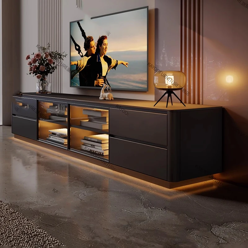 

-Для хранения, современные кронштейны для телевизора, итальянские минималистичные подставки для телевизора в скандинавском стиле, винтажная мебель для гостиной премиум-класса с папоротниками