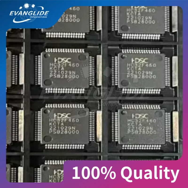 5 PCS/LOT MCU de 32 bits serie HC32F460 HC32F460/JCTA/JETA/JEUA/KCTA/KETA/KEUA/PETB/PEHB
