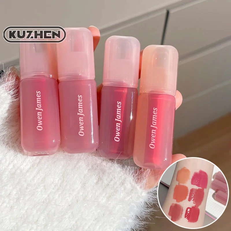 Moisturizing Juice Red Lip Gloss Cherry Mirror Water Lip Glaze Jelly Glass Lip Oil Waterproof Lipstick Nude Clear Tint Makeup
