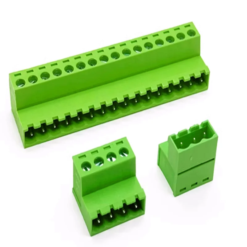 20pcs male  Solderless docking 2EDGRK-5.08mm-2p3p4p5p6p-24p pluggable terminal block 2-24P two-wire connection