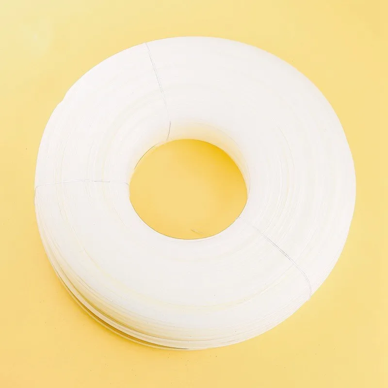 Espartilho de plástico transparente 50 metros, suporte para vestido de casamento, materiais para artesanato diy, costura, sutiã, decoração de tira