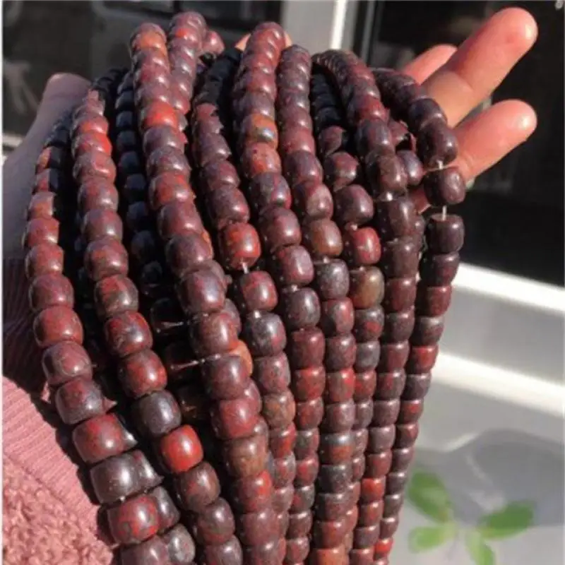 Natural Gemstone Chicken Blood Stone Jade Round Beads For Jewelry Making Diy String Bracelet Beaded Necklace Charms Accessories