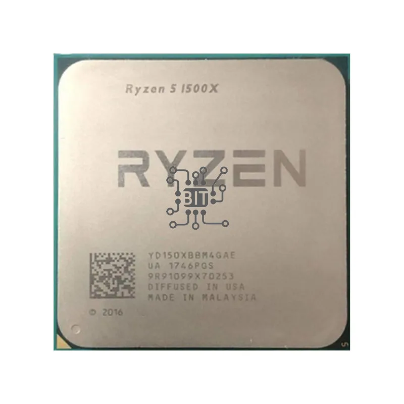 

Ryzen 5 1500X R5 1500X 3.5 GHz Quad-Core Eight-Core CPU Processor L3=16M 65W YD150XBBM4GAE Socket AM4