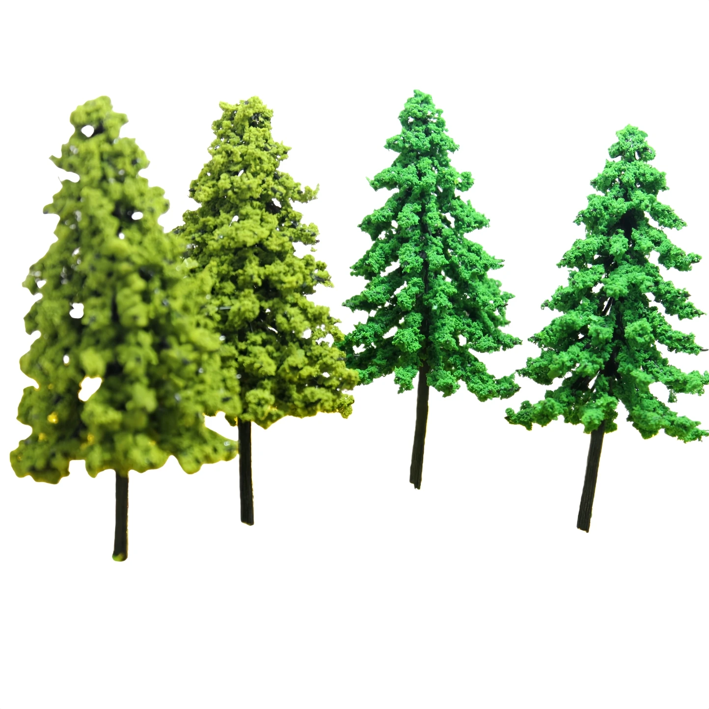 Sand table scene micro landscape model tree pine tree with base handmade DIY scene ornament simulation mini pine needle tree