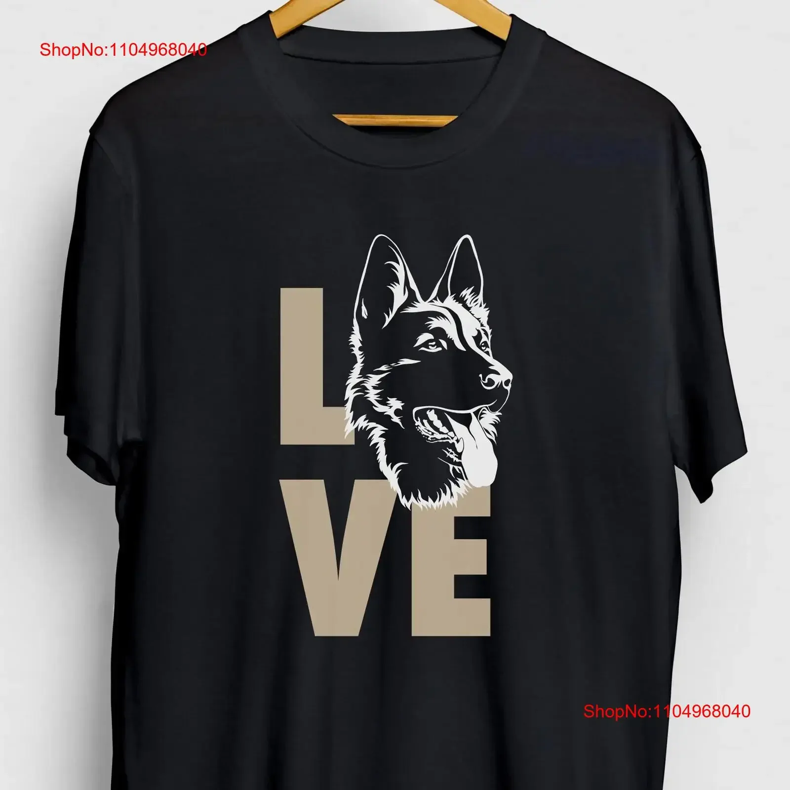 

German Shepherd T Shirt s Love Youth vintage Washed Comfortable designer clothes graphic Slightly homme Soft Stretched Casual