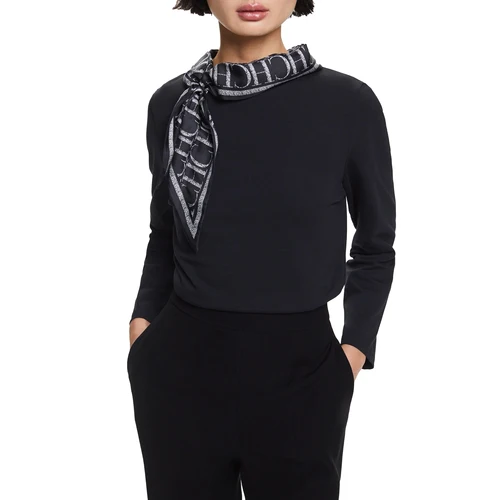 CHCH 2024 nuevas camisetas de manga larga para mujer, camiseta Vintage a la moda para mujer, camiseta informal con diseño de lazo, camiseta nueva Retro para mujer