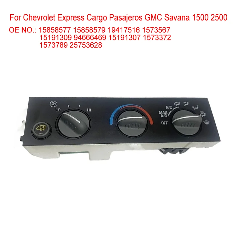 module-de-commande-de-climatisation-15858577-pour-chevrolet-express-cargo-pasajeros-gmc-savana-1500-2500-15858579-84793088