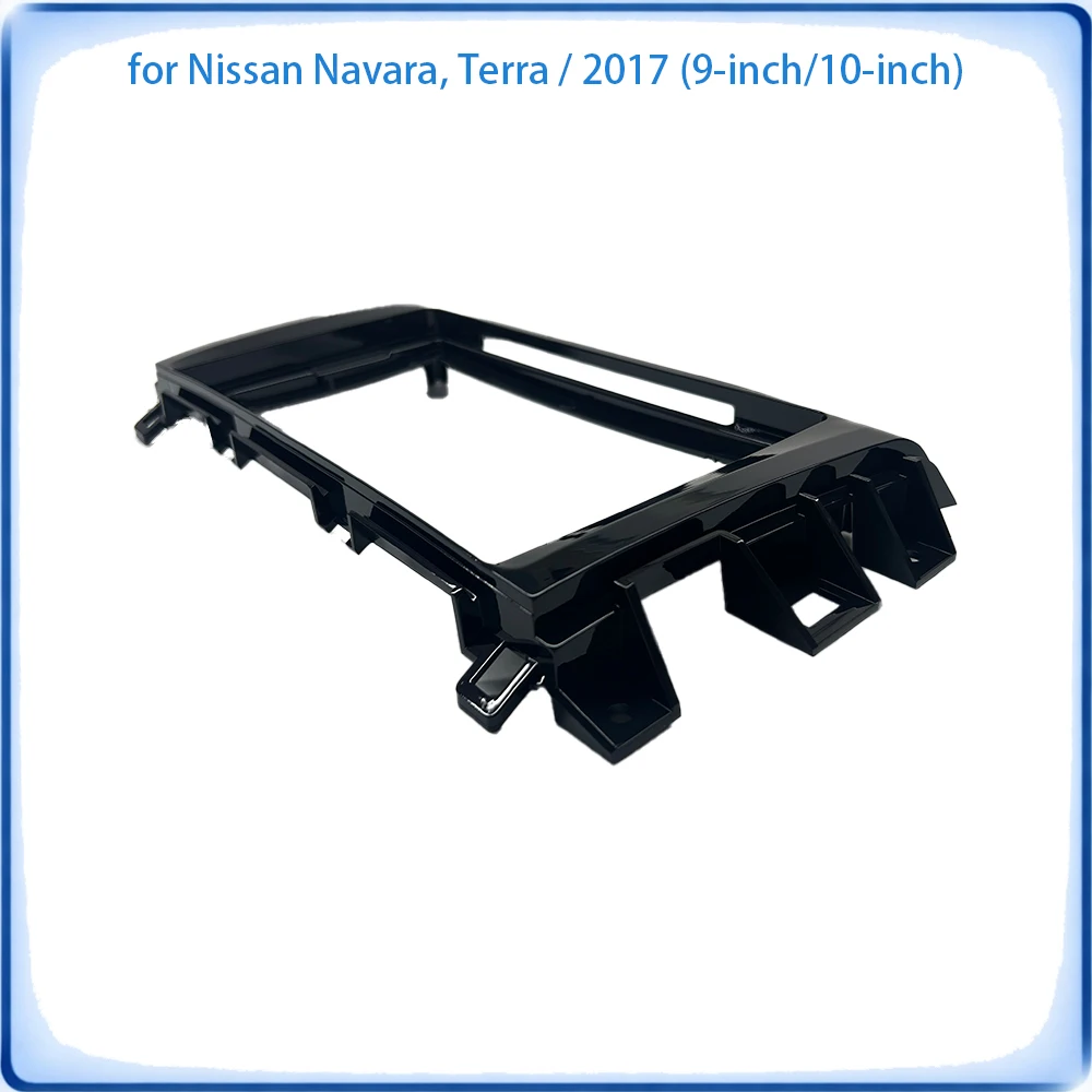 Car Radio Fascia Frame For Nissan Navara & Terra 2017 9&10 inch With Canbus Decoder & Wiring Harness Car Accessories Plug & Play view 4