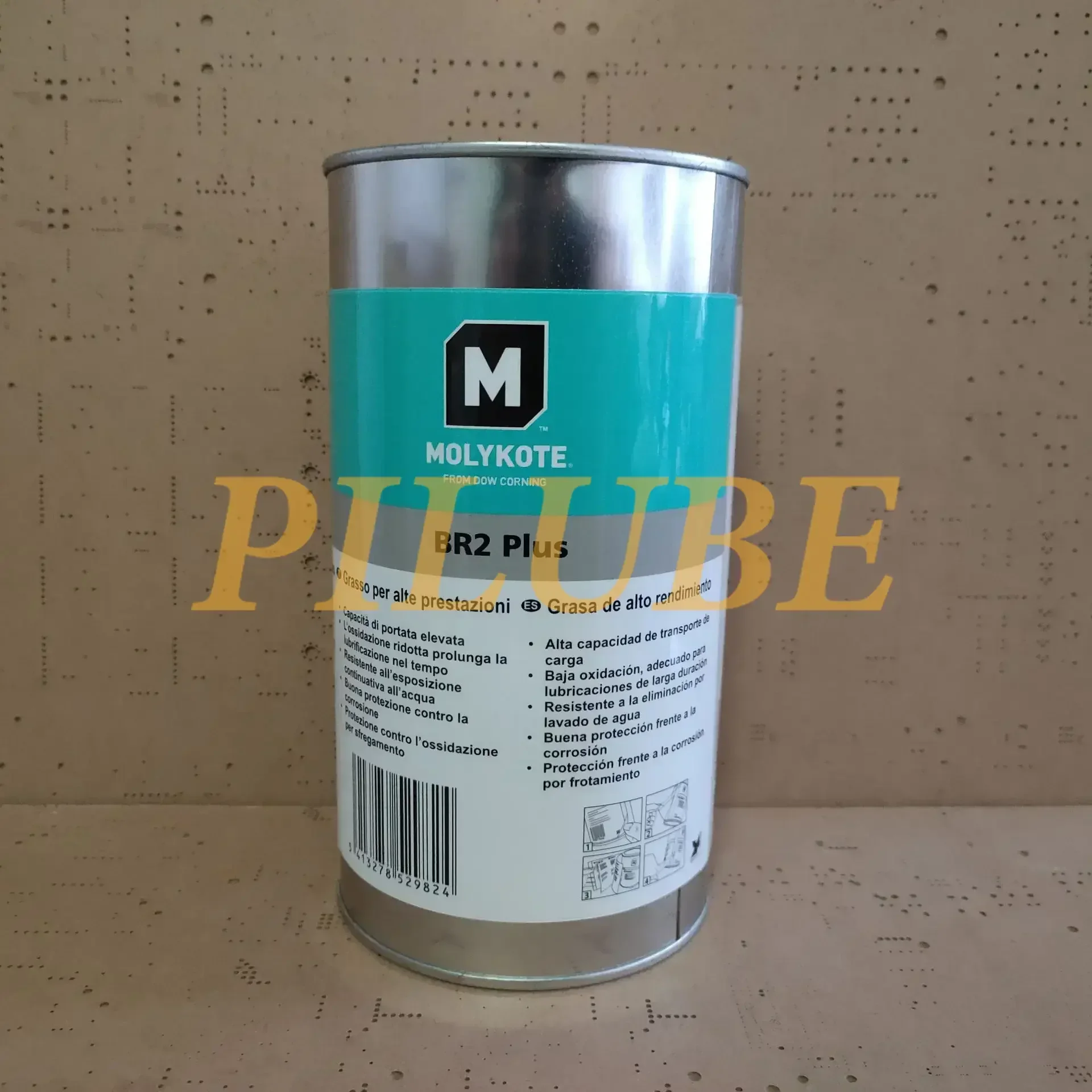 Imagem -05 - Molykote Br2 Plus Graxa Graxa Dissulfeto de Molibdênio Rolamento Deslizante Guia Óleo de Lubrificação br Br2 Produto Original