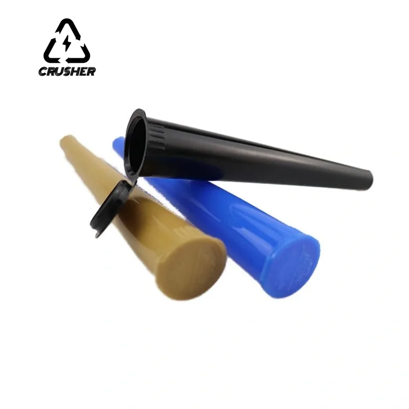 CRUSHER 100Pcs 109mm Roll Paper Storage Tube Waterproof Anti-odor Container Plastic Tobacco Grass Cigarette Container Holder