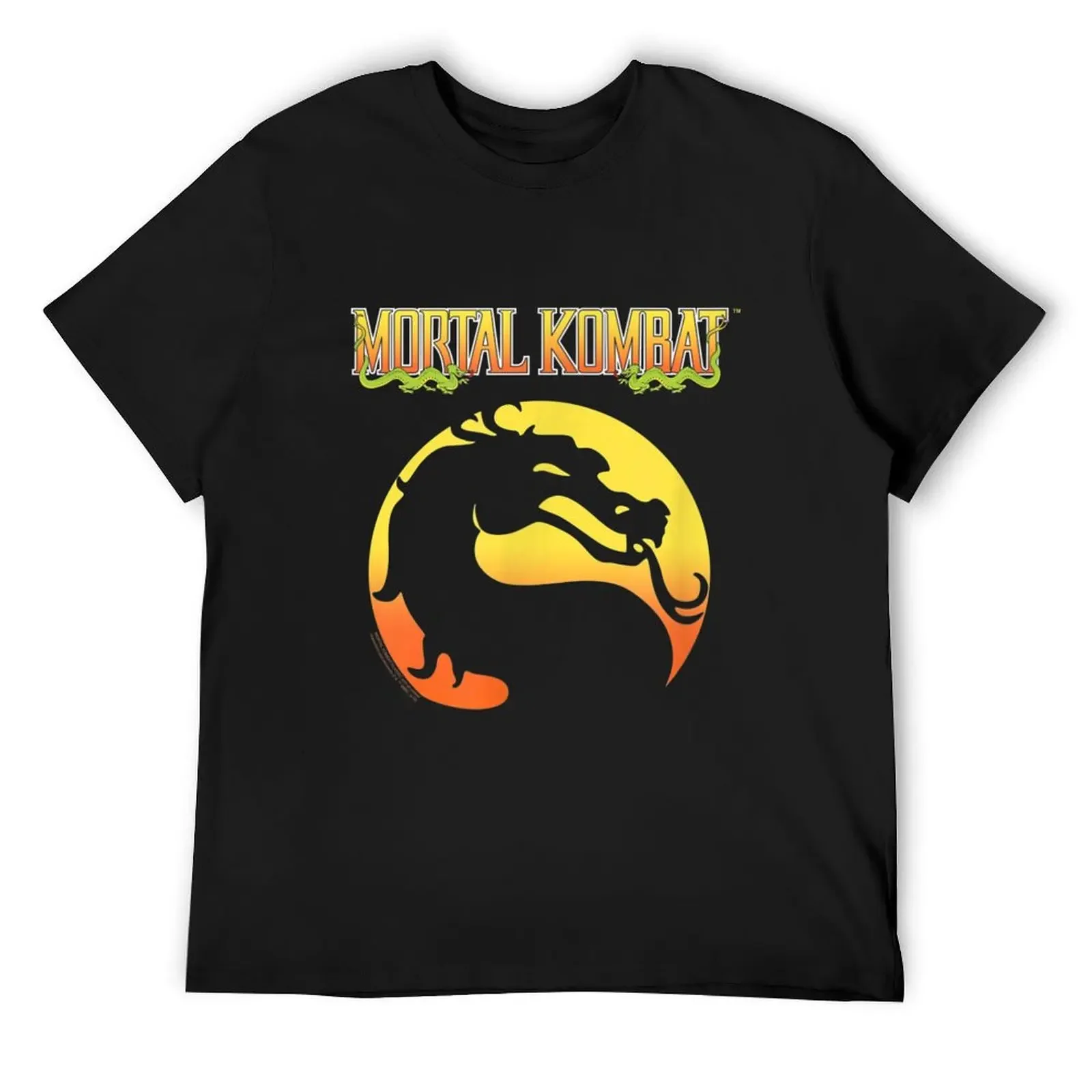 

Mortal Kombat Klassic Logo T-Shirt vintage anime shirt customs design your own funny t shirts for men