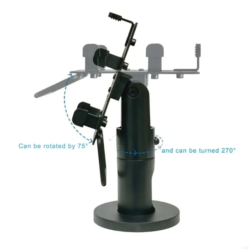 70-100mm 너비 장치 용 비 슬립 패드가있는 D5BB 조정 가능한 회전 POS 시스템 홀더