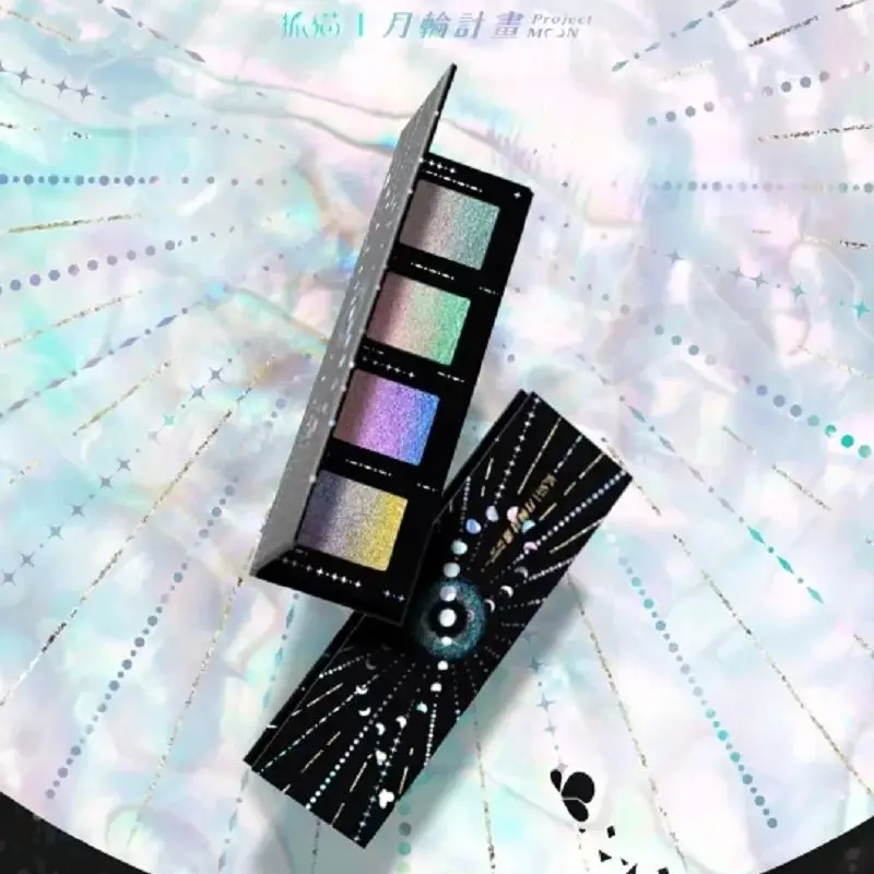 

DRAMO 4-цветные тени для век Хамелеон с мерцающим блеском, палитра теней для век, макияж для глаз