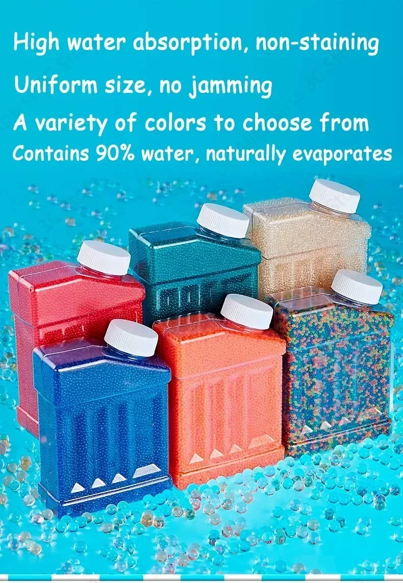 6000 7-8 мм бластерный гелевый пистолет, боеприпасы для пейнтбола, пистолета, игрушечных пистолетов, водяные шарики, бусины AK47, гельберт M416